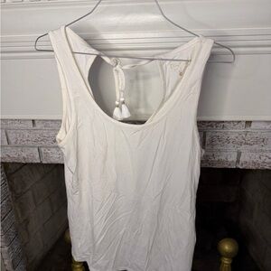 Lilly Pulitzer white Tank Top with tie back